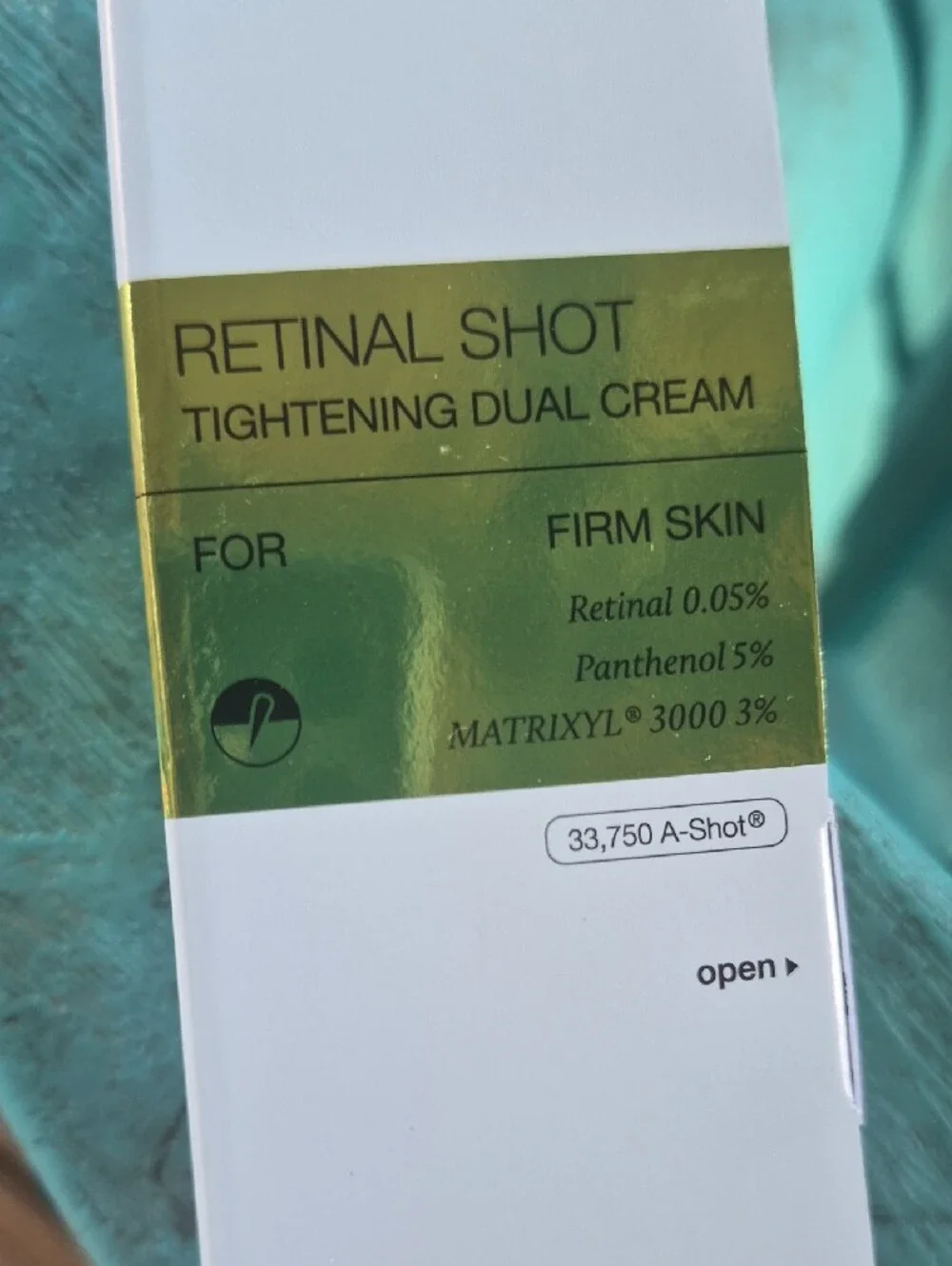 Retinal Shot Tightening Dual Cream - Green